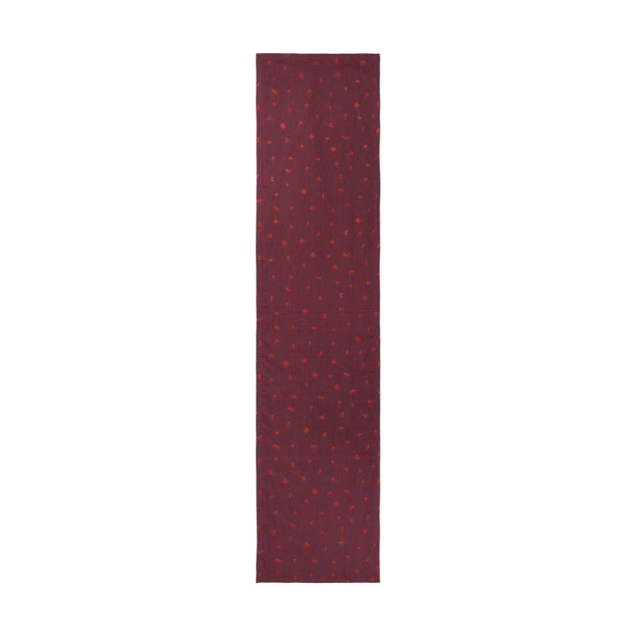Bieżnik Baies 40x180 cm - Ciemne winogrono-picante - Ferm Living