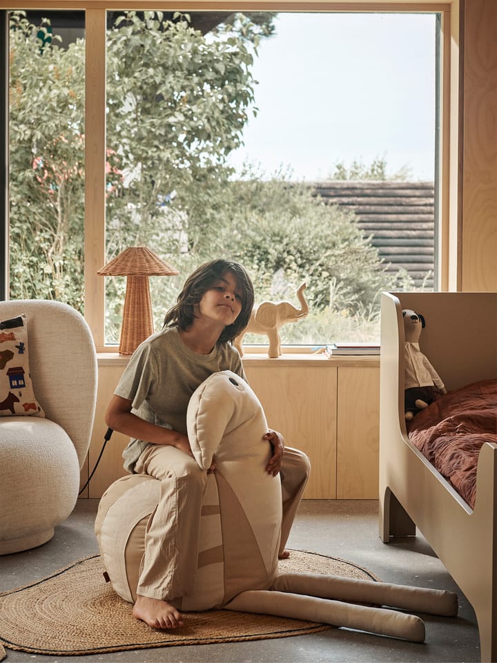 Birdy bean bag, Naturalny - kremowy Ferm Living