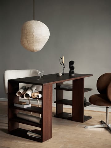 Biurko Edre 137x65x73,5 cm - Ciemno zabarwiona sosna - Ferm Living