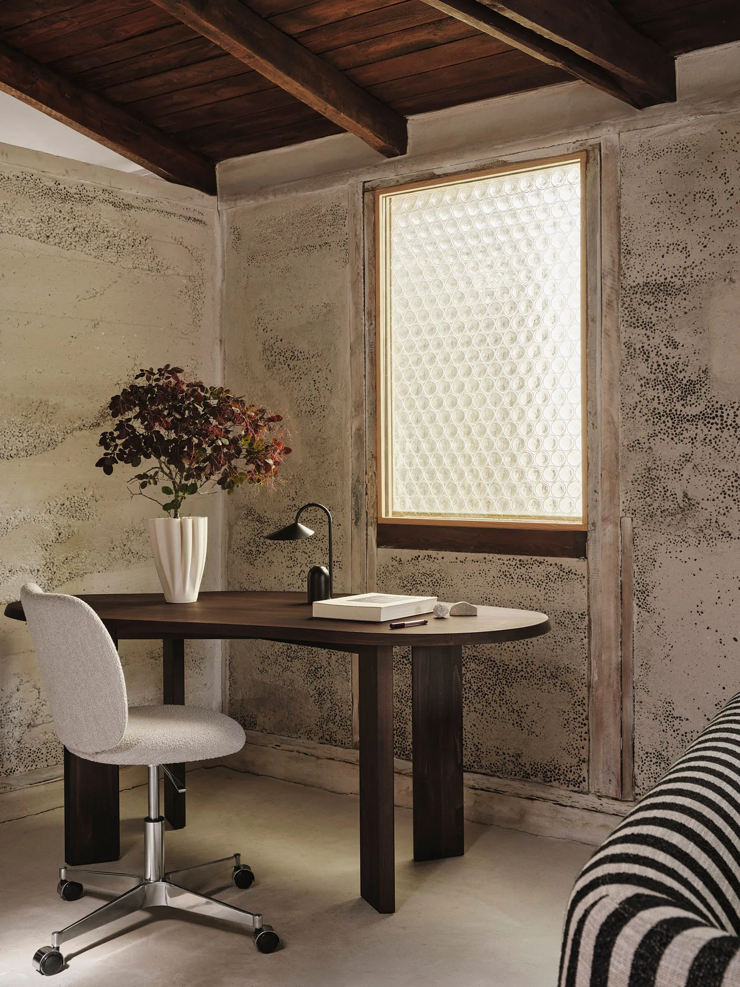 Biurko Tarn 90x170 cm, Dark stained beech Ferm Living