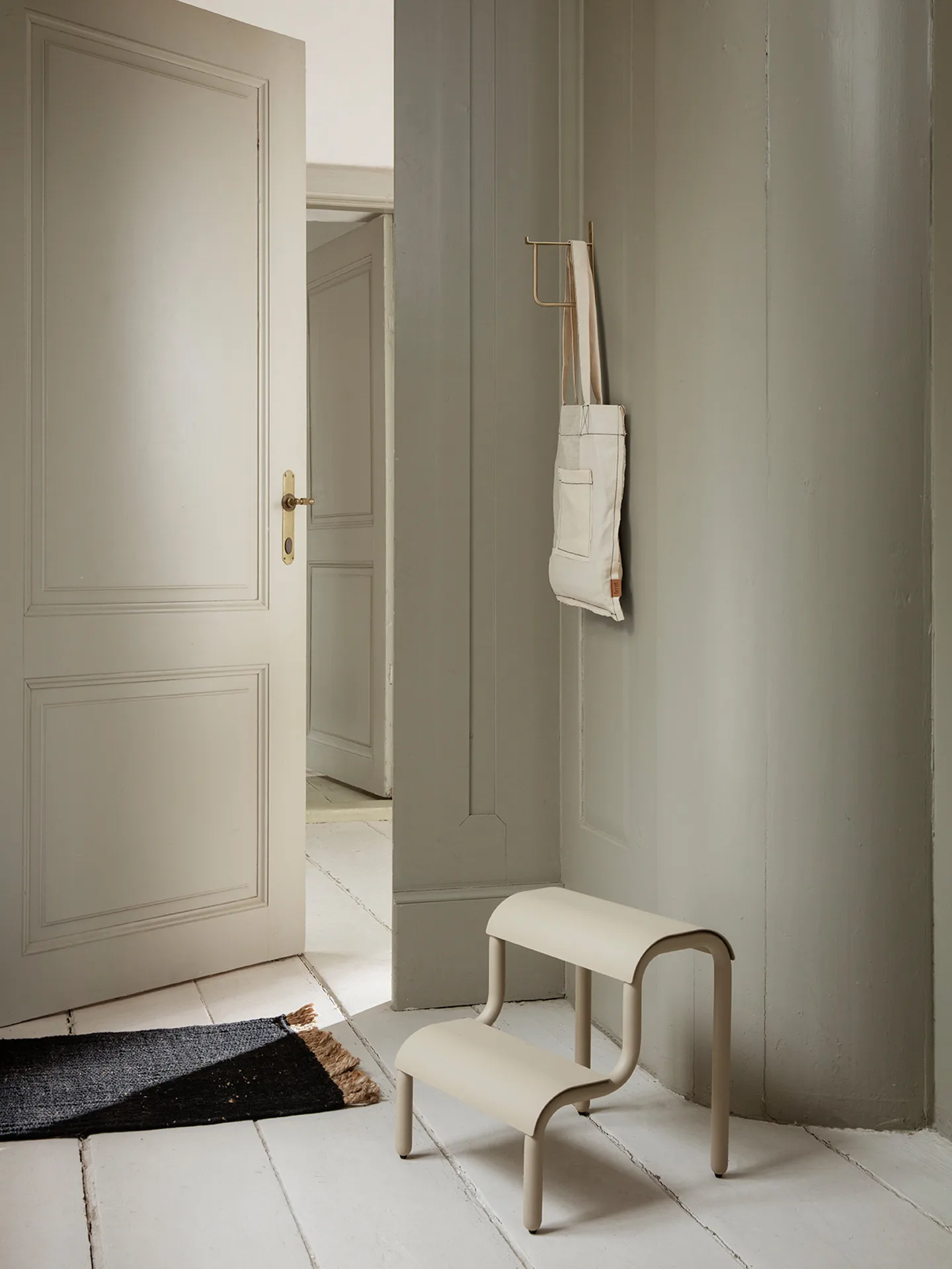 Blid wycieraczka 50x80 cm, Black-natural Ferm Living