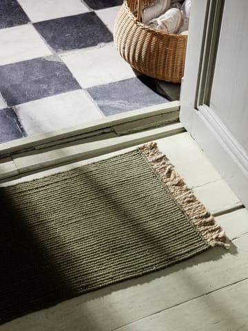 Blid wycieraczka 50x80 cm - Olive-natural - Ferm Living