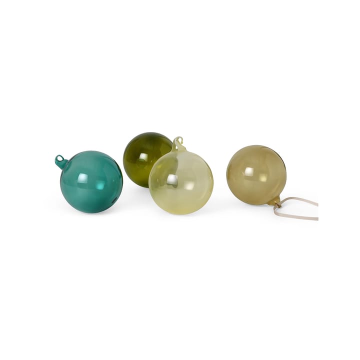 Bombka świąteczna large 4-pack, mixed dark Ferm Living