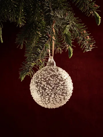 Bombki świąteczne Flurry 3 szt. - L, White - Ferm Living