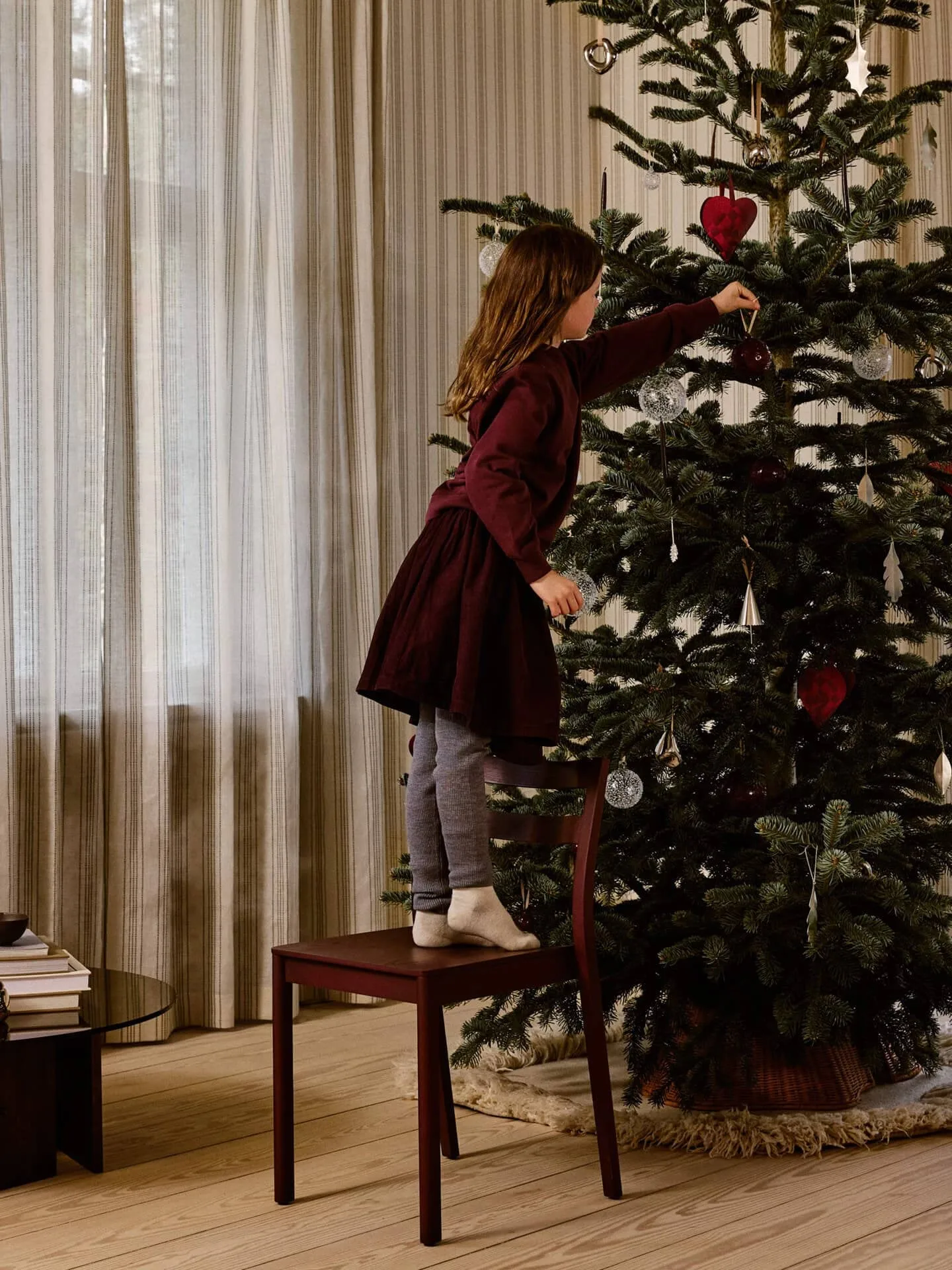 Bombki świąteczne Flurry 3 szt., M, White Ferm Living