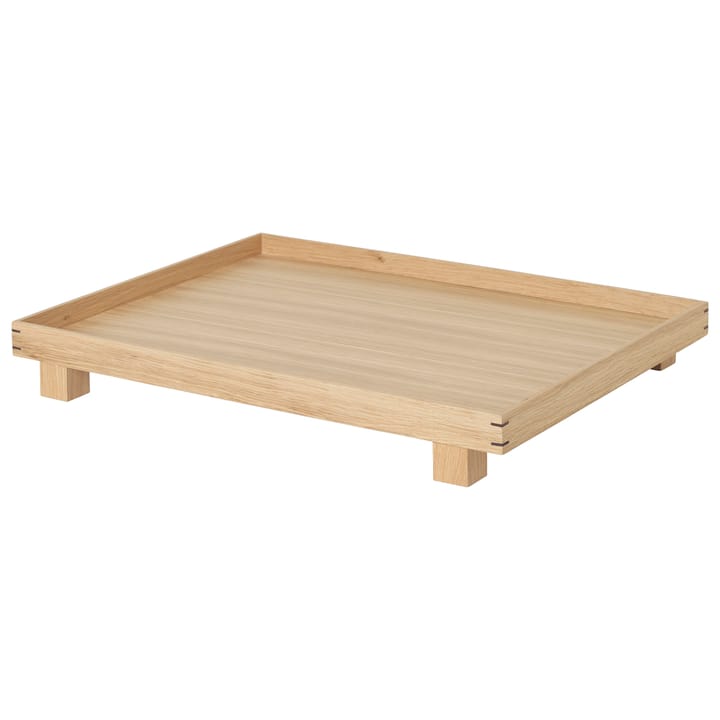 Bon drewniana taca duża - dąb - Ferm Living