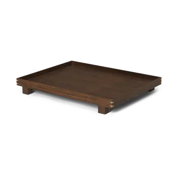 Bon drewniana taca duża - Smoked oak - Ferm Living