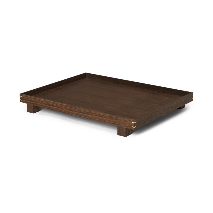 Bon drewniana taca duża - Smoked oak - Ferm Living
