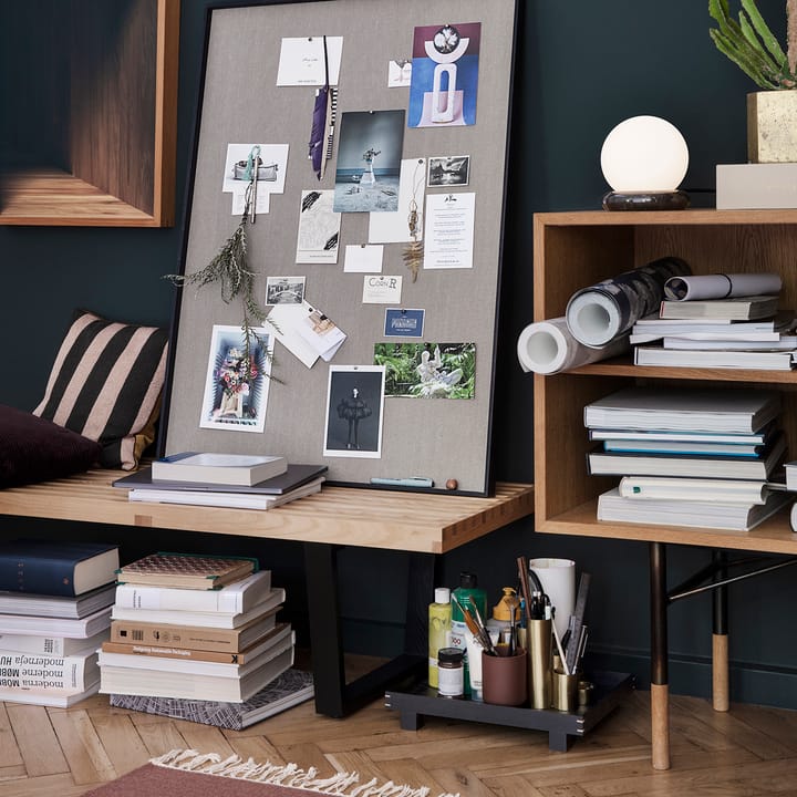 Bon drewniana taca mała, black-stained oak Ferm Living