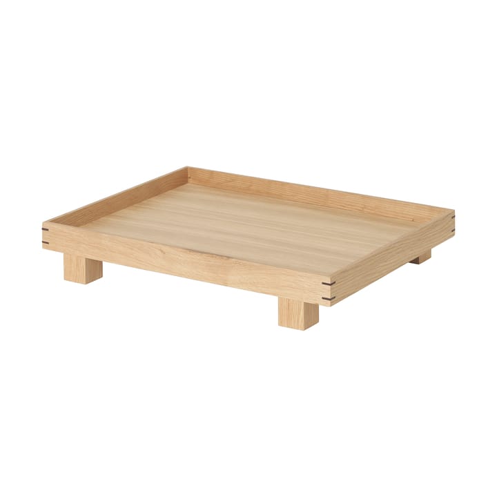 Bon drewniana taca mała - dąb - Ferm Living
