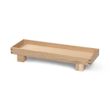 Bon drewniana taca X mała - dąb - Ferm Living