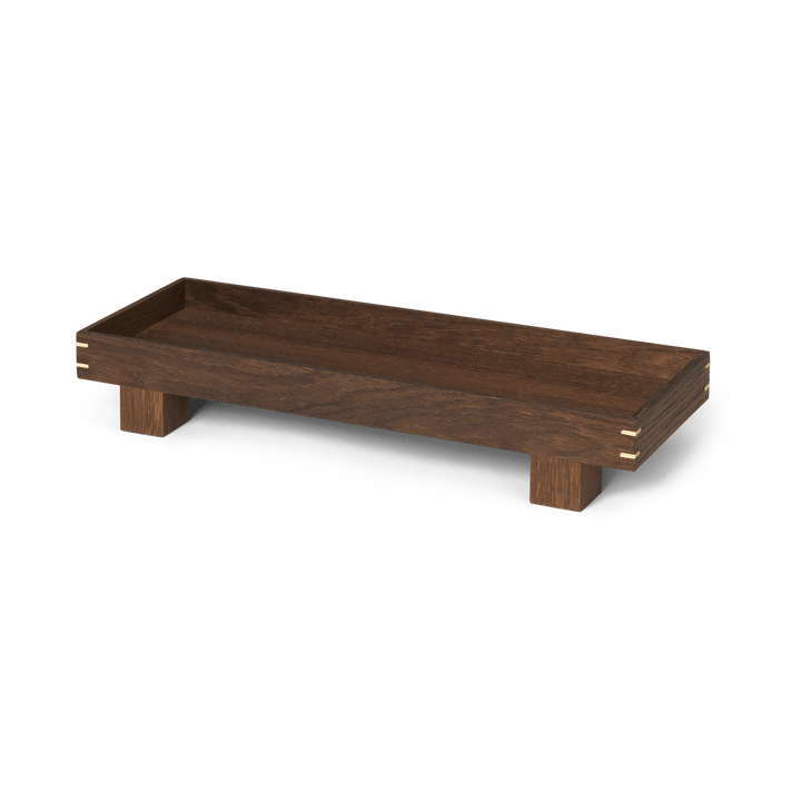 Bon drewniana taca X mała - Smoked oak - Ferm Living