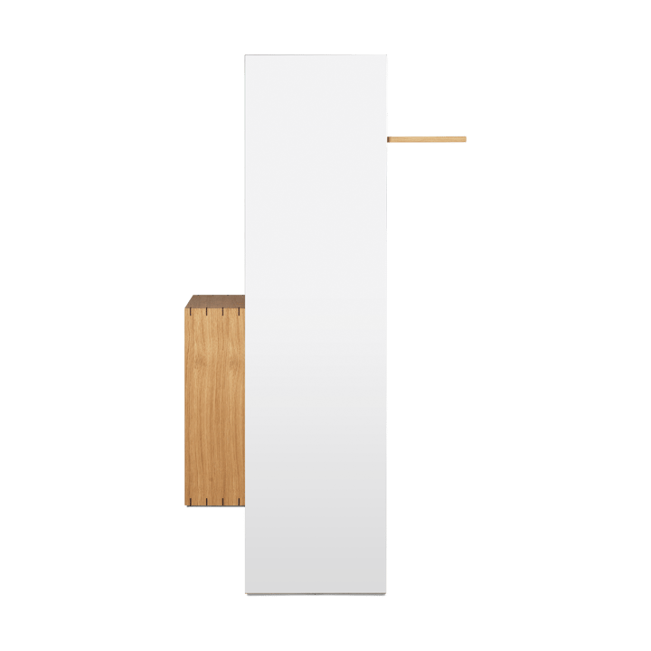 Bon hallway cabinet wieszak z lustrem - Oiled Oak - ferm LIVING