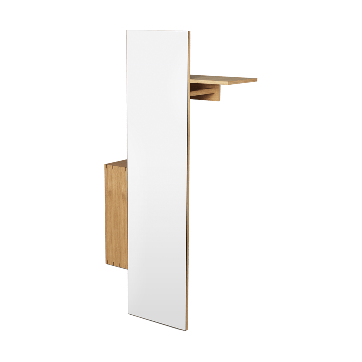 Bon hallway cabinet wieszak z lustrem, Oiled Oak Ferm Living