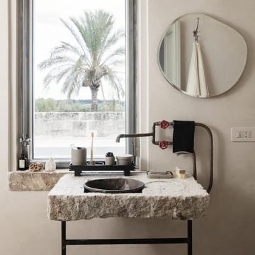 Bon taca dekoracyjna, mała - beige-black - Ferm Living