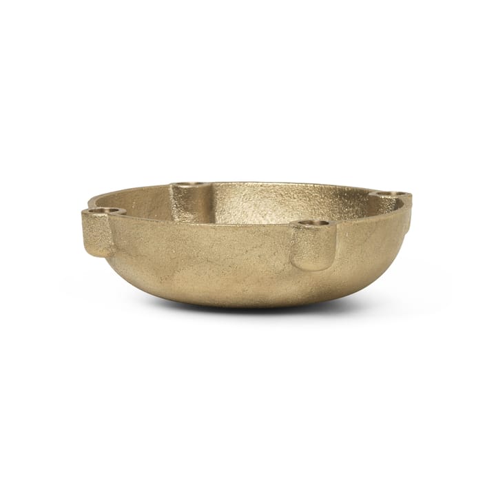 Bowl Mosiężny świecznik adwentowy - Brass - Ferm Living