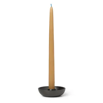Bowl świecznik Ø10 cm - Blackened aluminium - Ferm Living