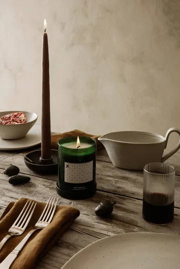 Bowl świecznik Ø10 cm - Blackened aluminium - Ferm Living