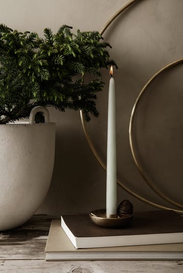 Bowl świecznik Ø10 cm - mosiądz - Ferm Living