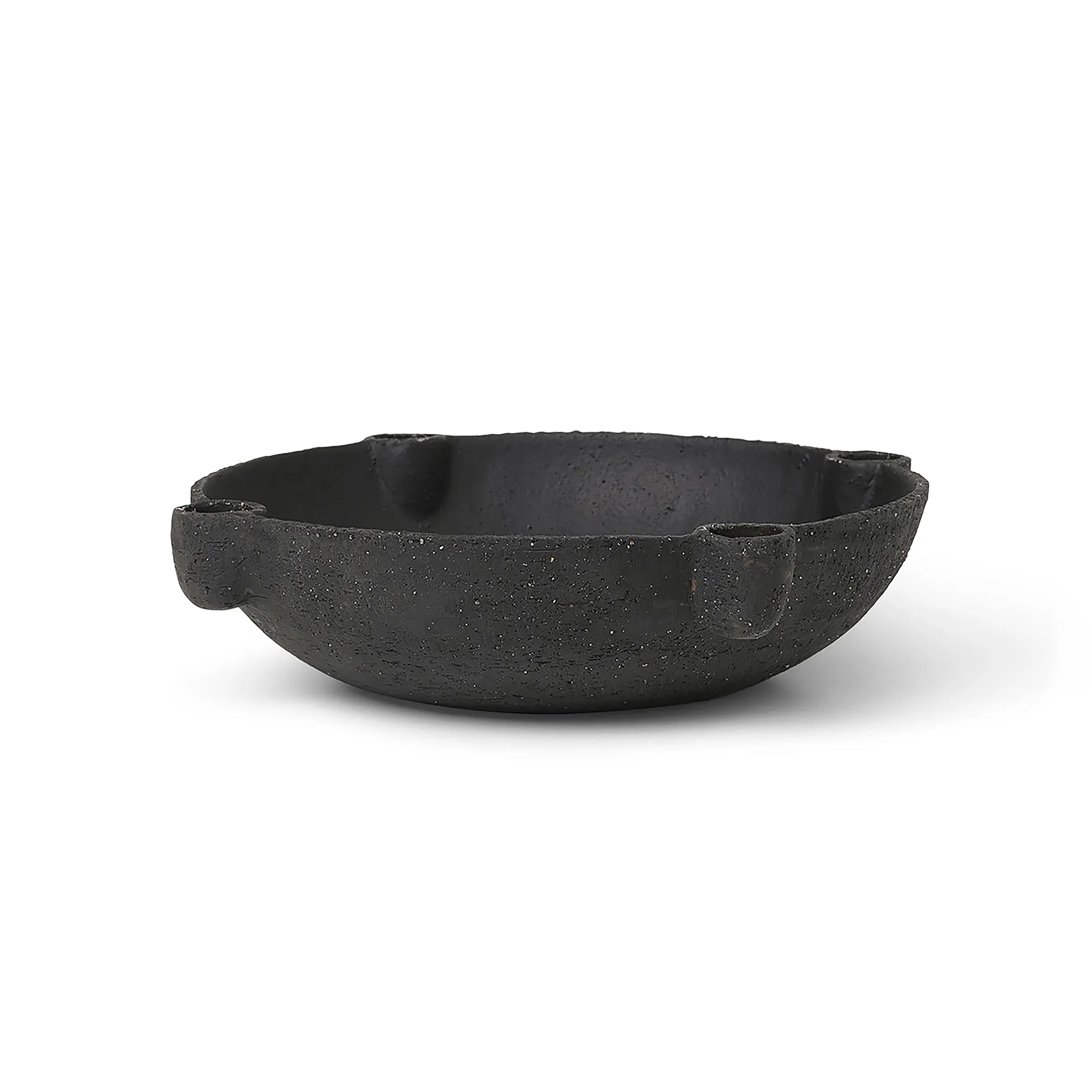 Bowl świecznik adwentowy ceramika large Ø27 cm, Ciemno szary Ferm Living