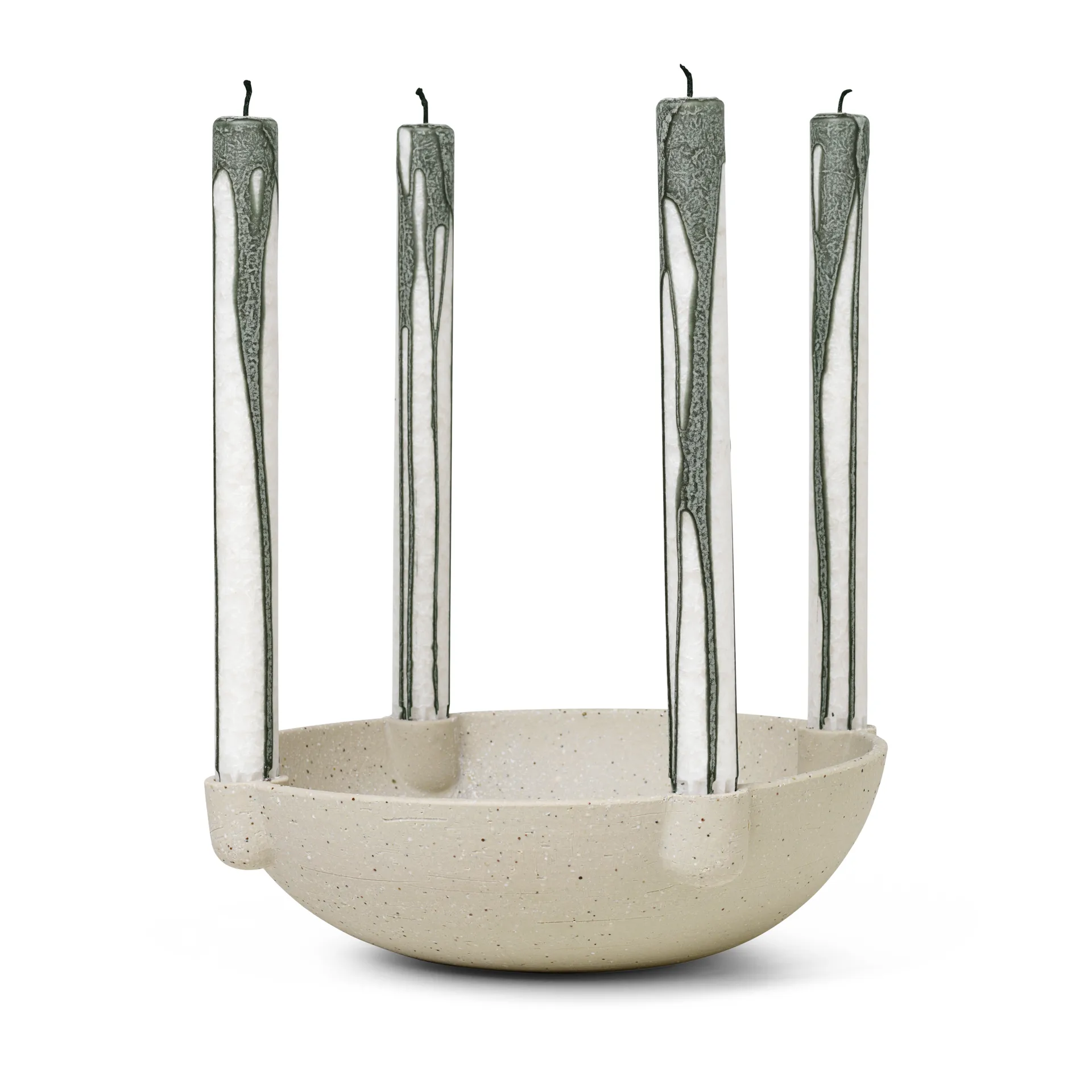 Bowl świecznik adwentowy ceramika large Ø27 cm,  Ferm Living