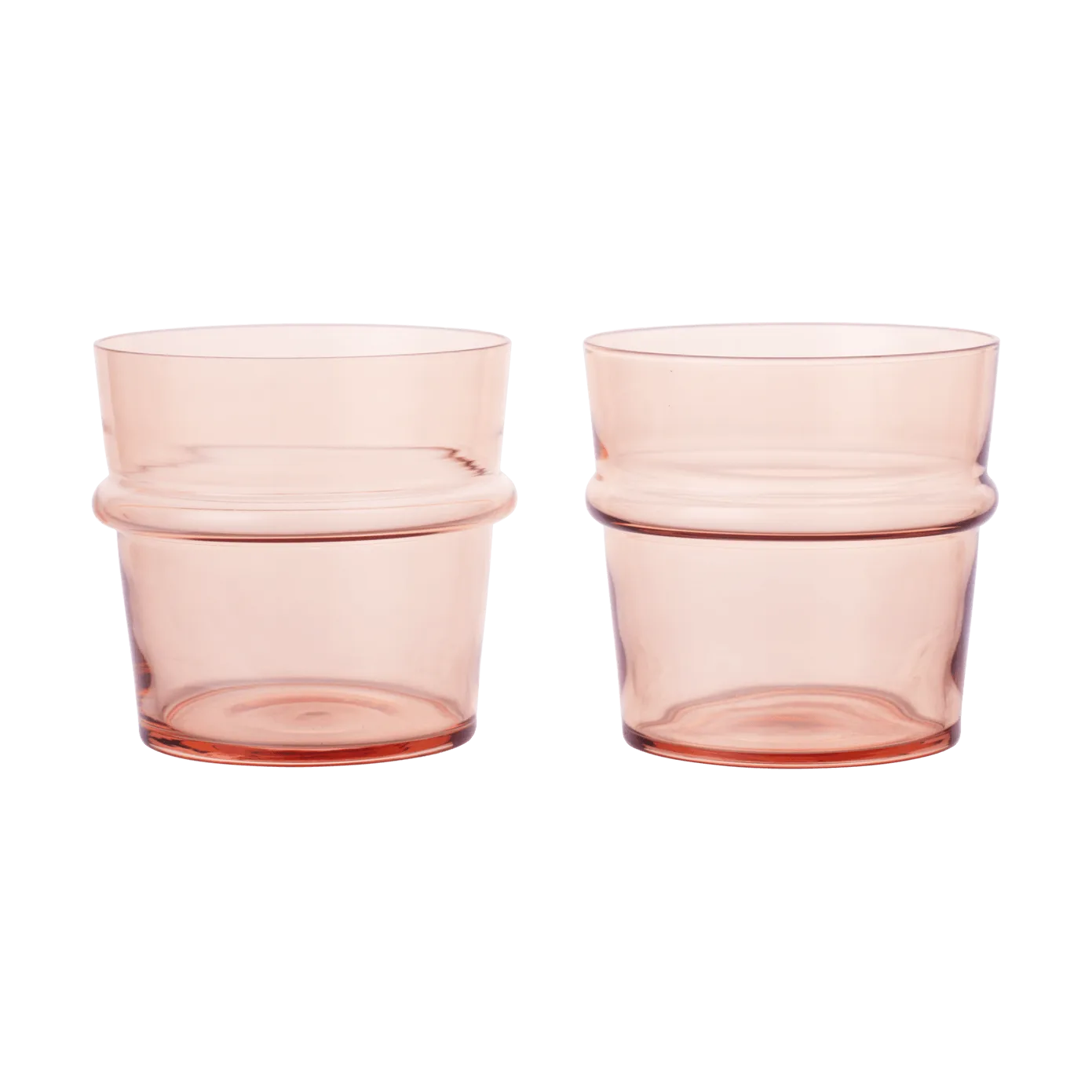 Boya niskie szklanki do napojów 300 ml, zestaw 2 sztuk, Blush Ferm Living