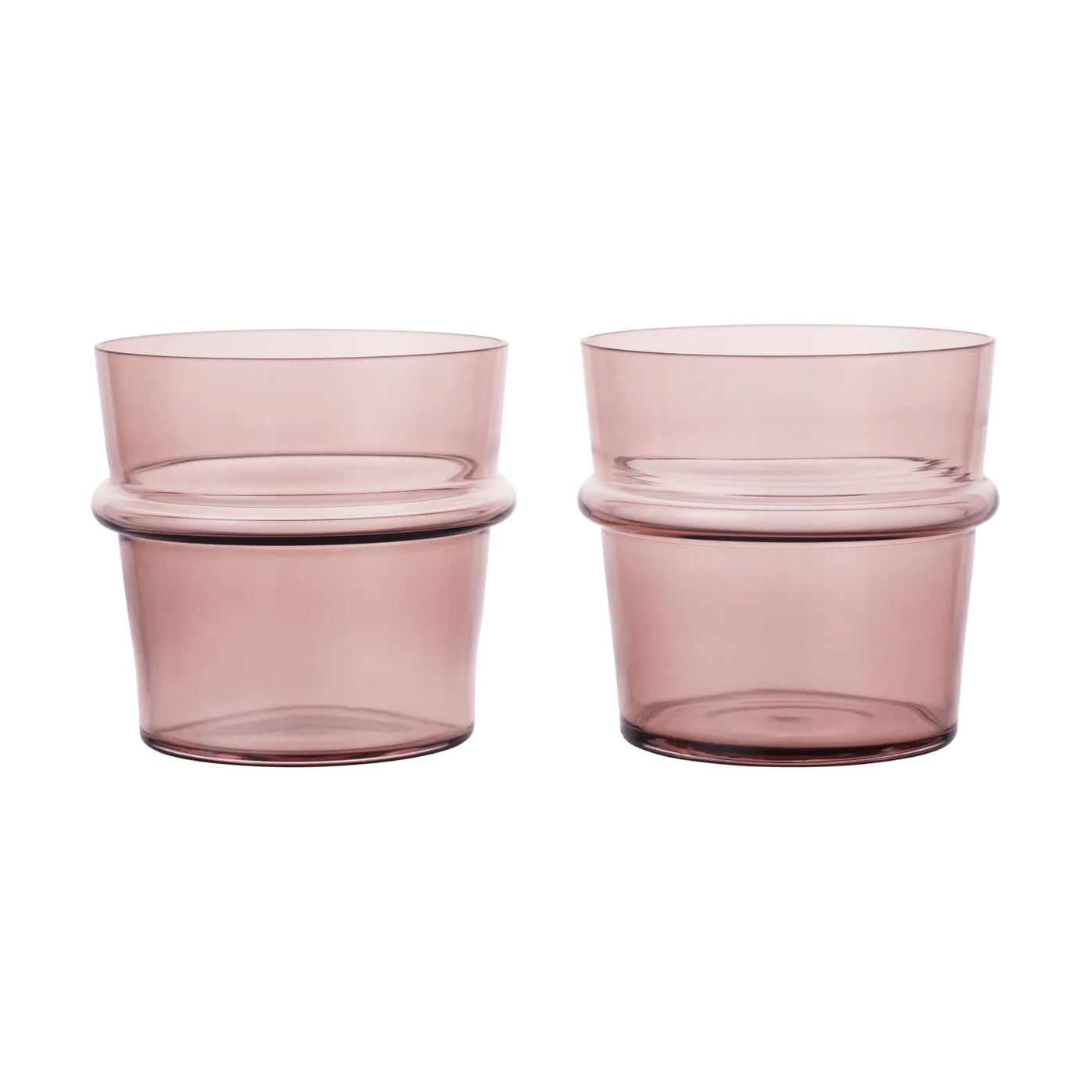 Boya niskie szklanki do napojów 300 ml, zestaw 2 sztuk, Mauve Ferm Living