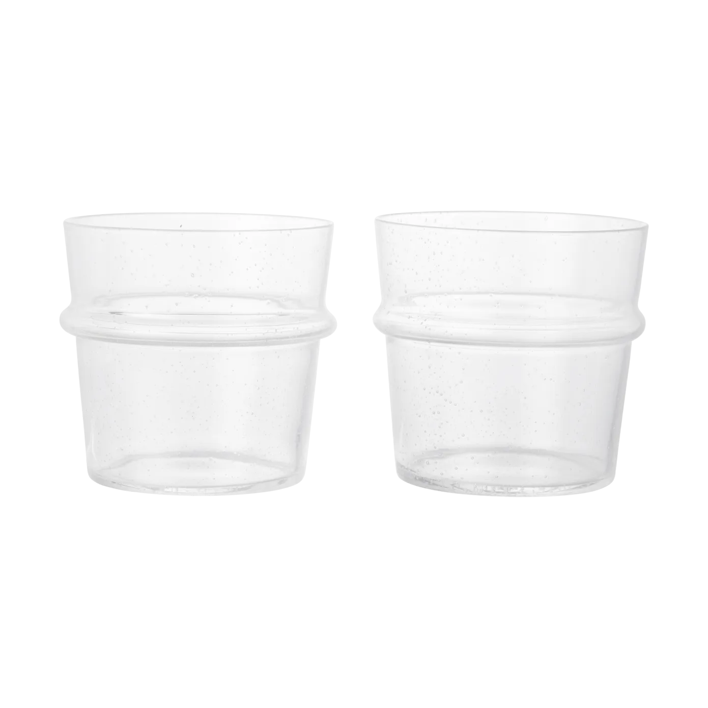 Boya niskie szklanki do napojów 300 ml, zestaw 2 sztuk, Przezroczysty Ferm Living