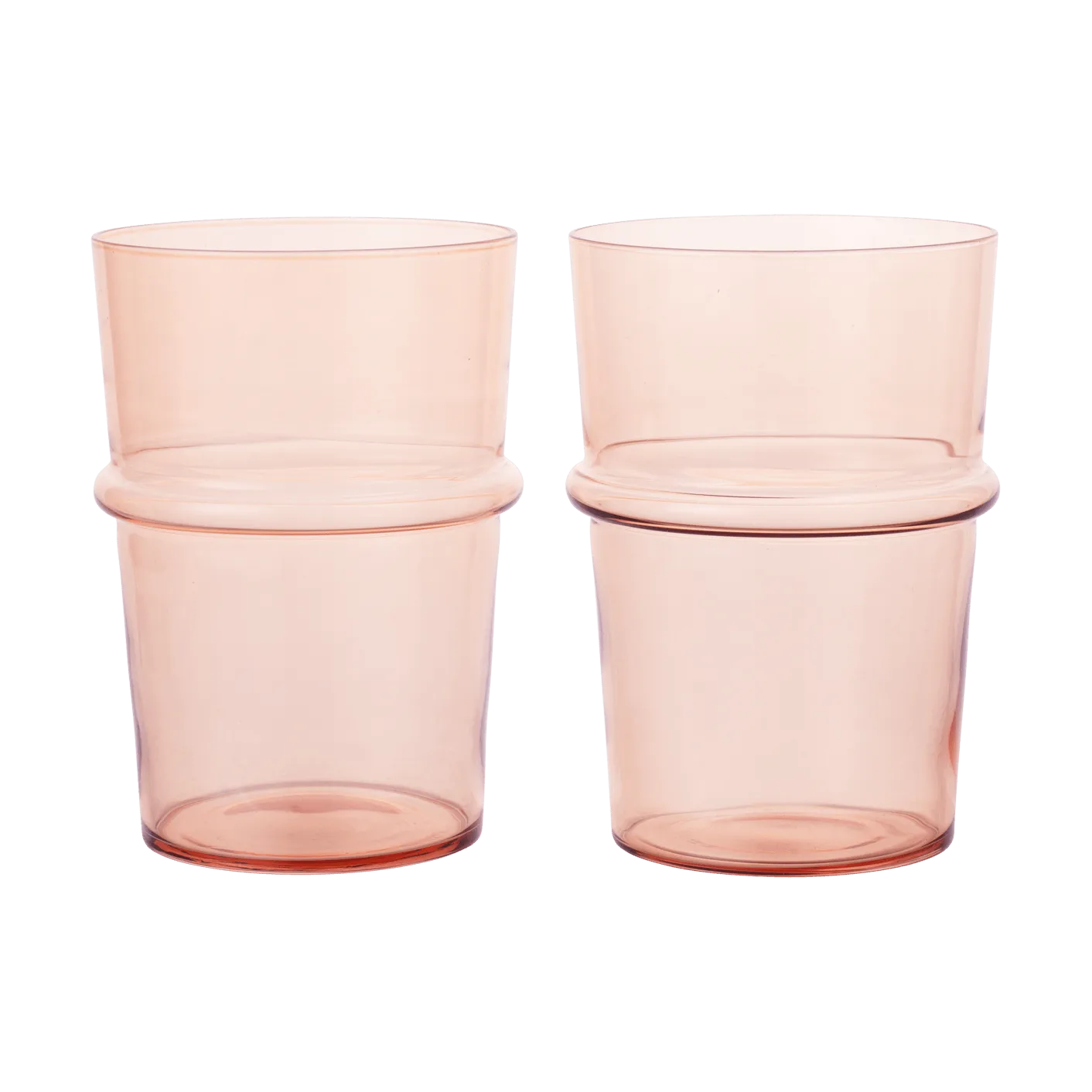 Boya wysoka szklanka 450 ml, 2‑pak, Blush Ferm Living