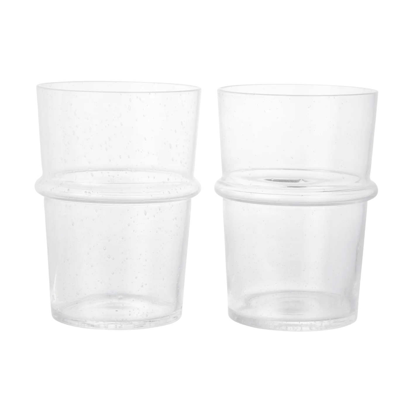 Boya wysoka szklanka 450 ml, 2‑pak, Przezroczysty Ferm Living