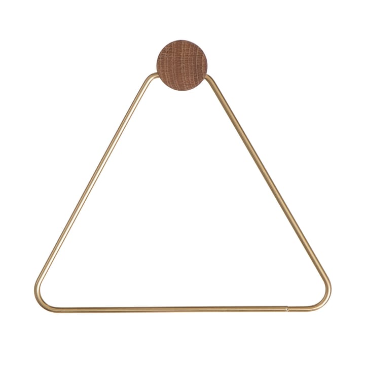 Brass uchwyt na papier toaletowy - 17.5x15 cm - Ferm LIVING