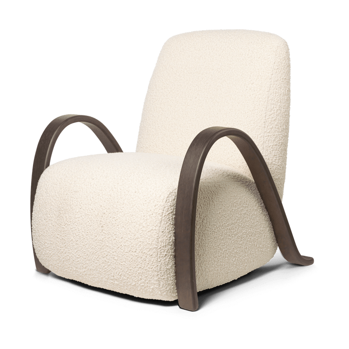 Buur lounge chair Nordic Bouclé, Kremowy Ferm Living