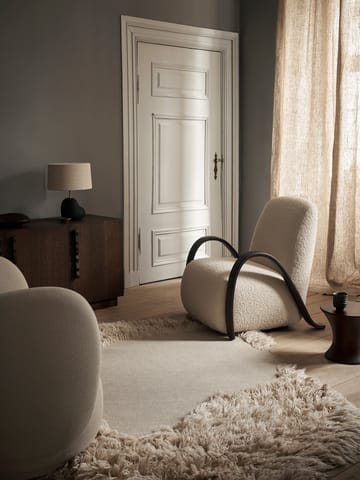 Buur lounge chair Nordic Bouclé - Kremowy - ferm LIVING