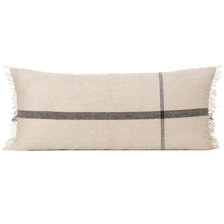 Calm poduszka camel-black - 38x88 cm - Ferm Living