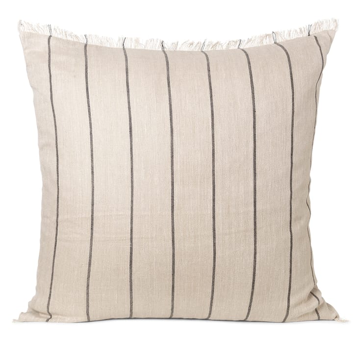 Calm poduszka camel-black - 78x78 cm - Ferm Living