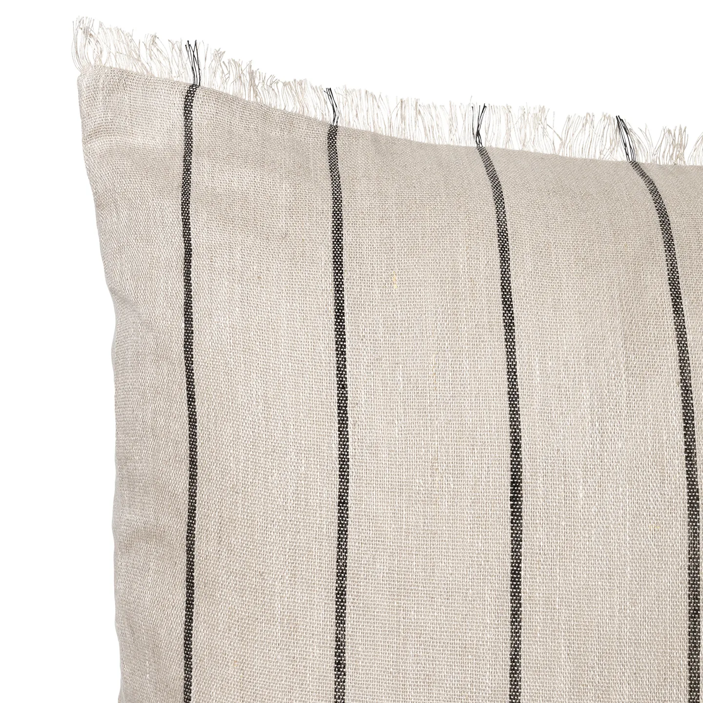 Calm poduszka camel-black, 78x78 cm Ferm Living