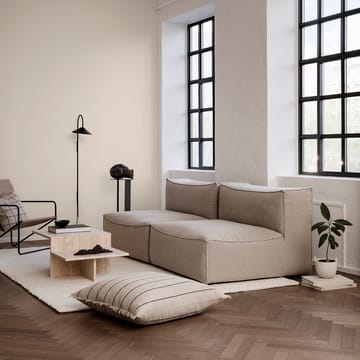 Calm poduszka camel-black - 78x78 cm - Ferm Living
