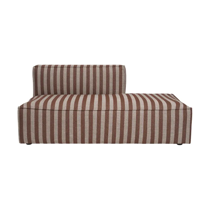 Catena moduł sofy - Podłokietnik lewy, L301 Louisiana, Sand-Chocolate - Ferm Living