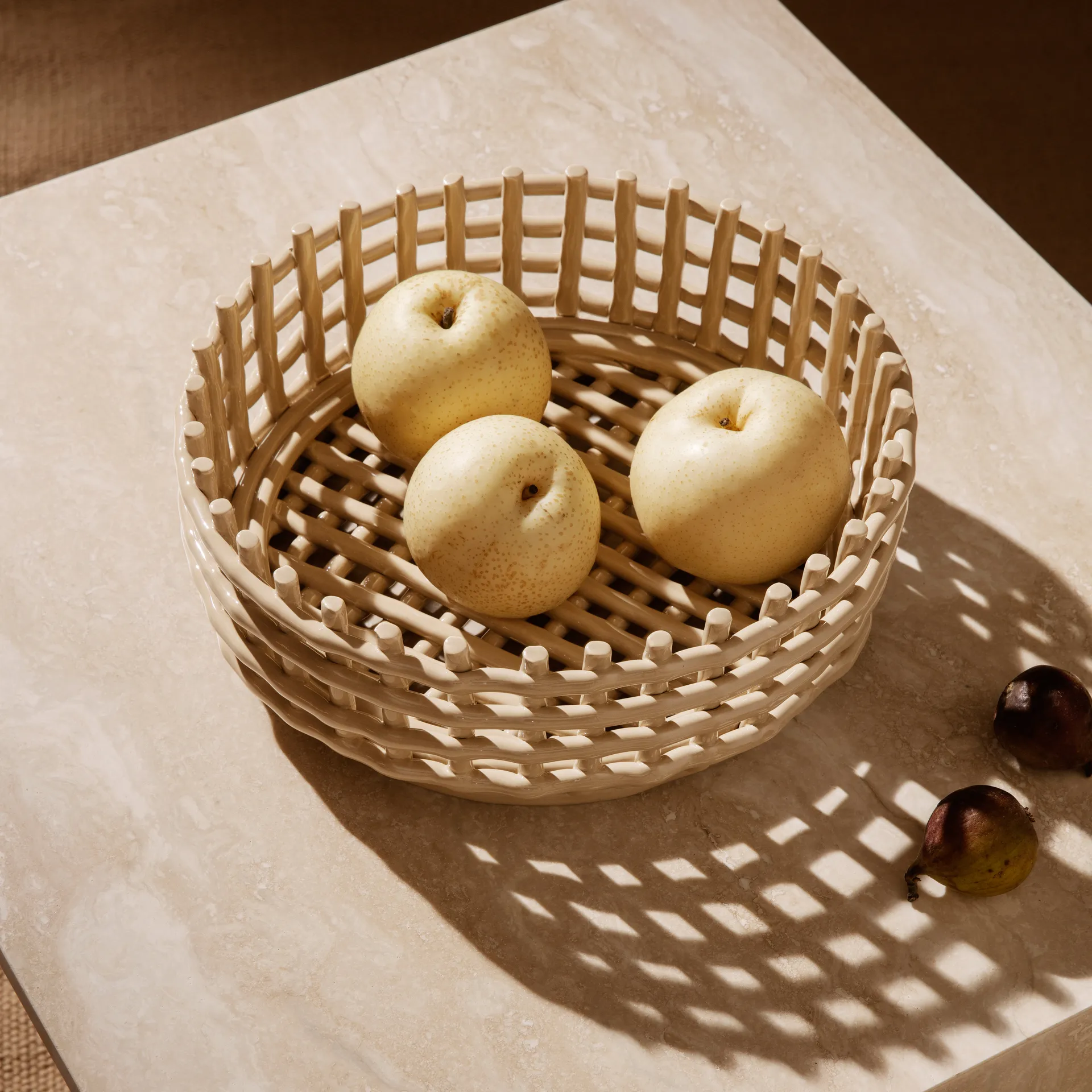 Ceramic pleciona miska, cashmere Ferm Living