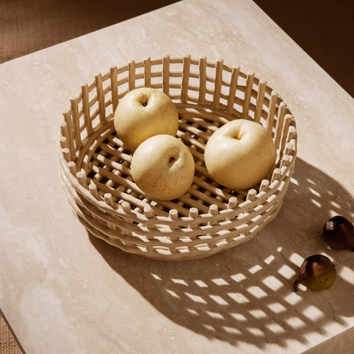 Ceramic pleciona miska, cashmere Ferm Living