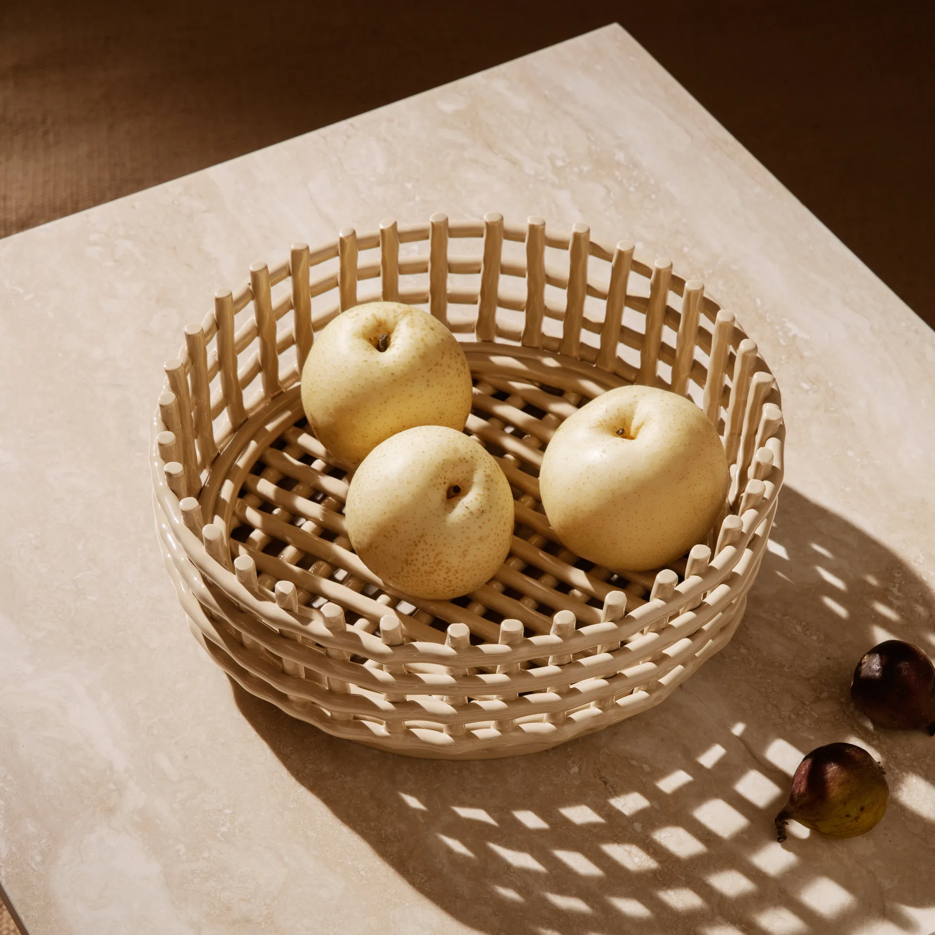 Ceramic pleciona miska, cashmere Ferm Living