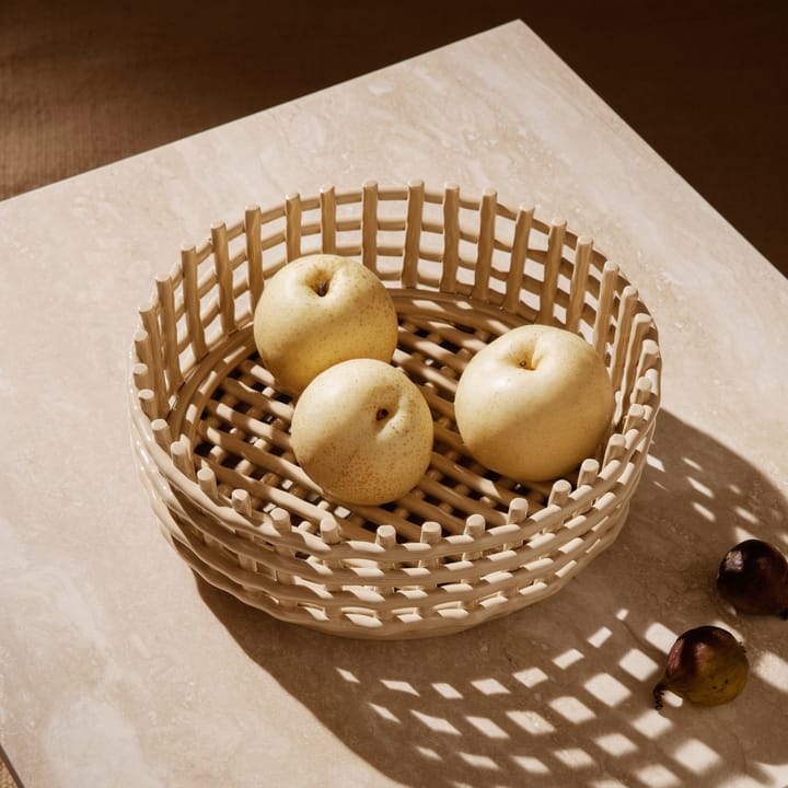 Ceramic pleciona miska, cashmere Ferm Living