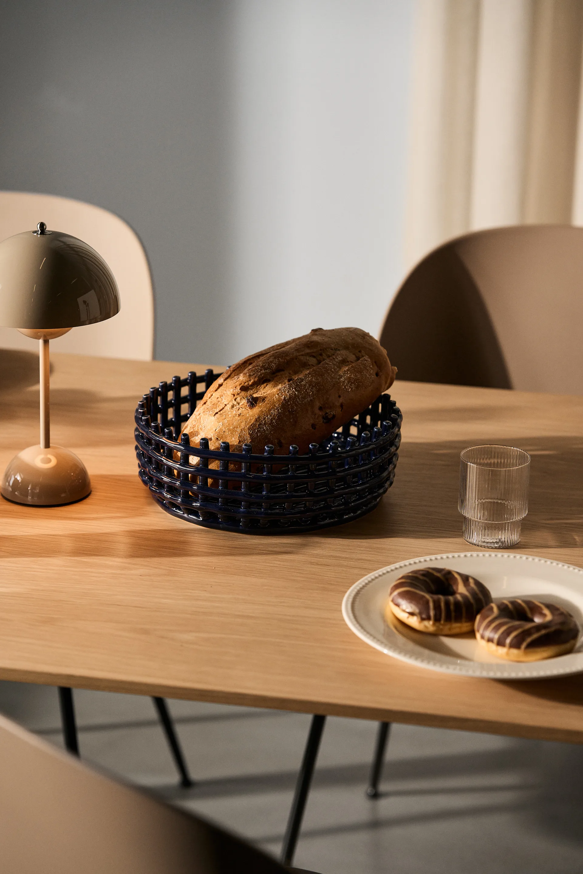 Ceramic pleciona miska, Niebieski Ferm Living