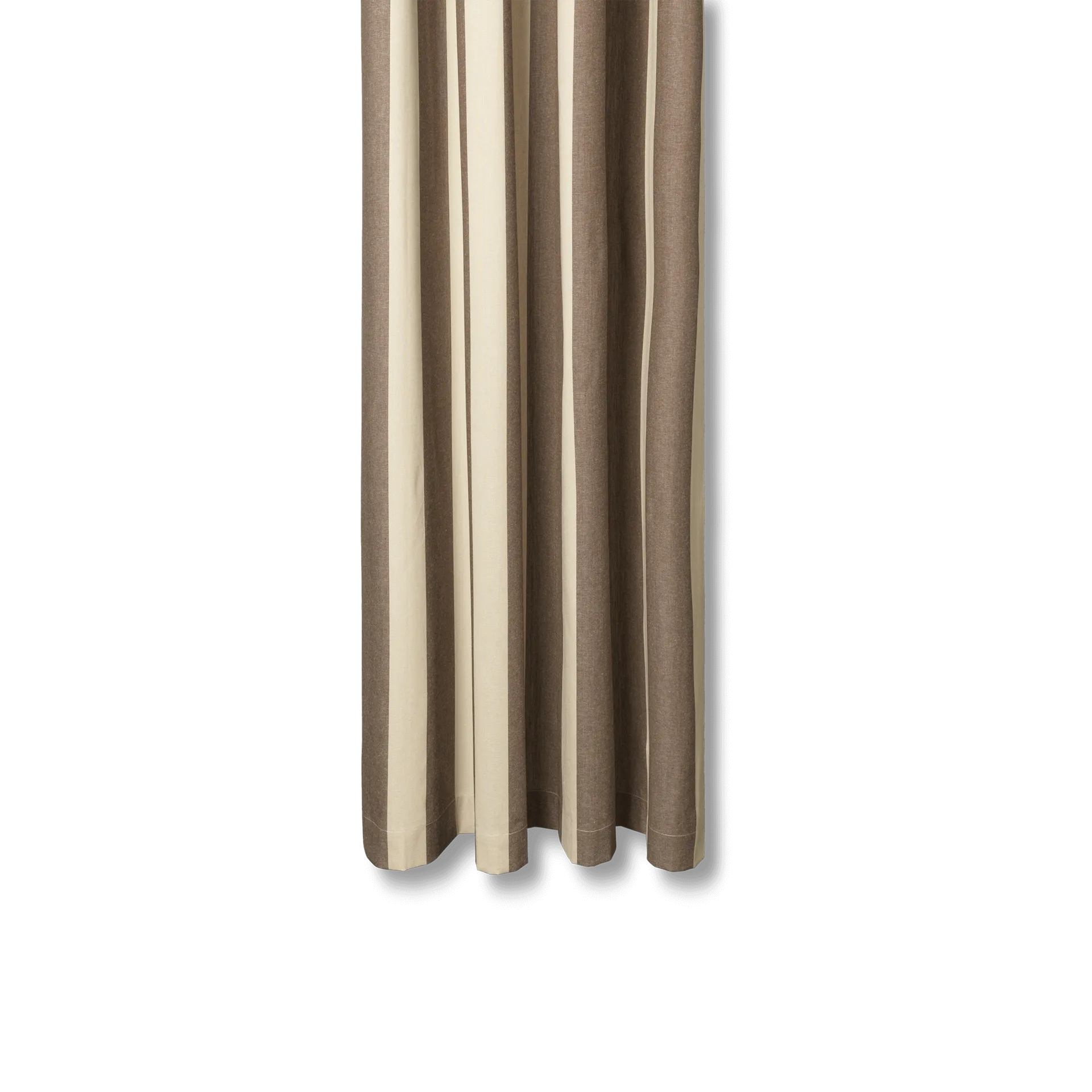 Chambray zasłona prysznicowa, Carob brown-parchment Ferm Living