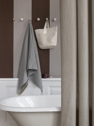 Chambray zasłona prysznicowa - Sand - Ferm Living