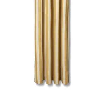 Chambray zasłona prysznicowa - Warm yellow-parchment - Ferm Living