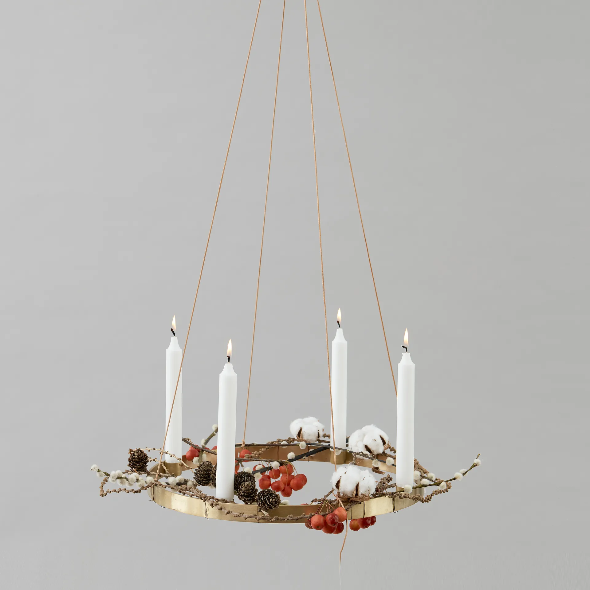 Circle miedziany świecznik, duży Ferm Living