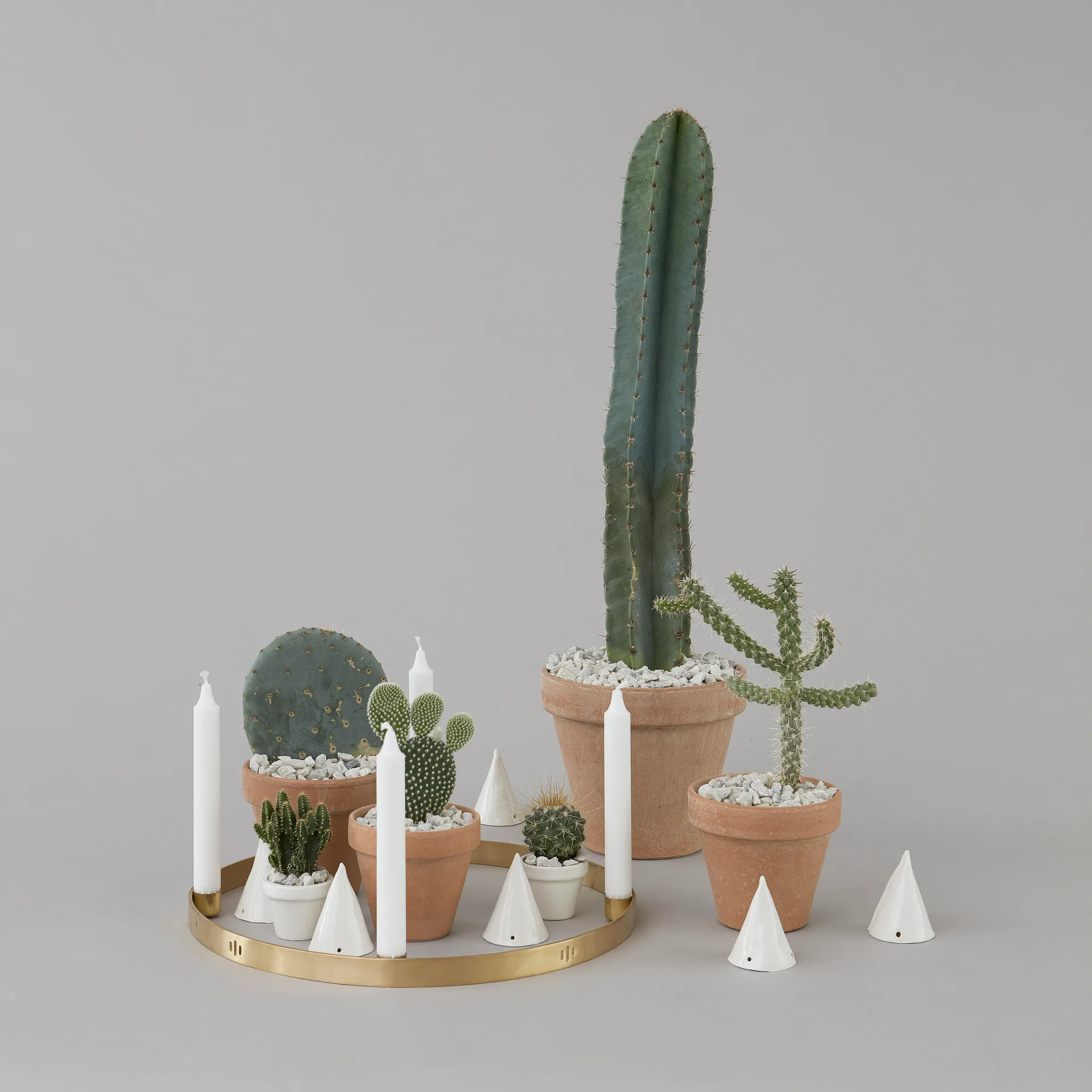 Circle miedziany świecznik, duży Ferm Living