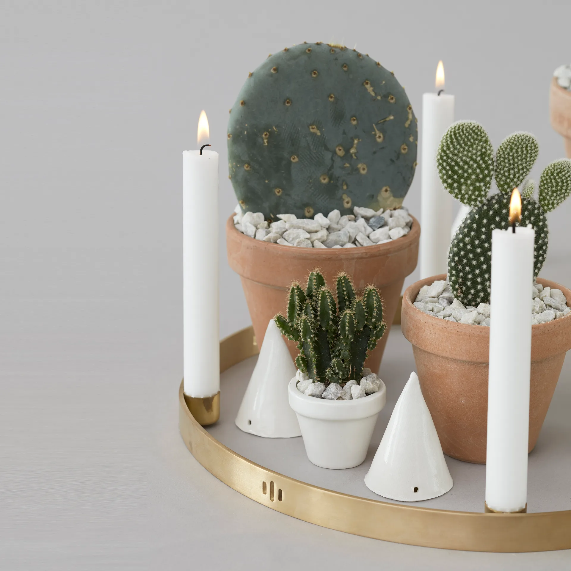 Circle miedziany świecznik, duży Ferm Living