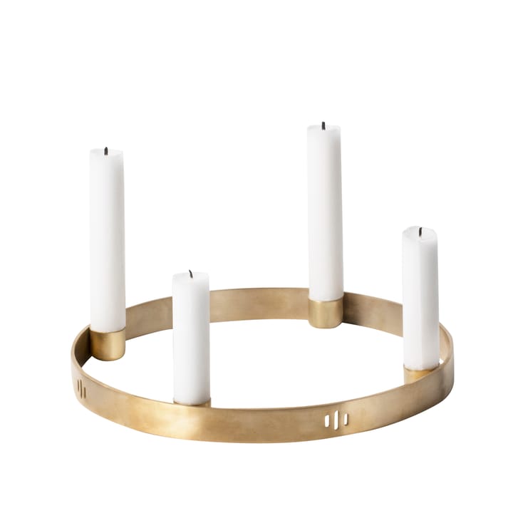 Circle miedziany świecznik - mały - Ferm Living
